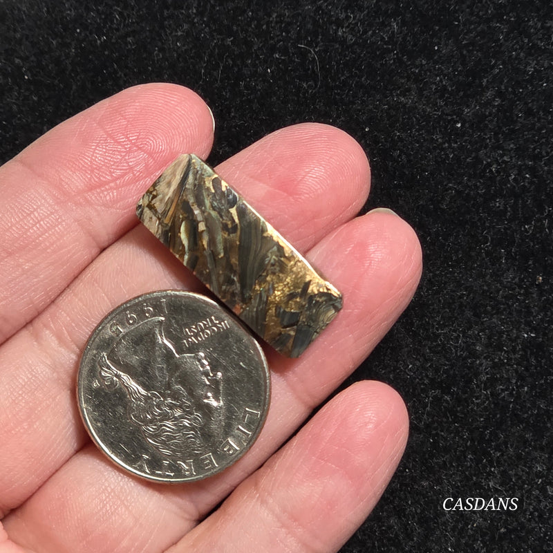 Dream Weaver Composite Cabochon (Contains Mother of Pearl and Abalone Shell)