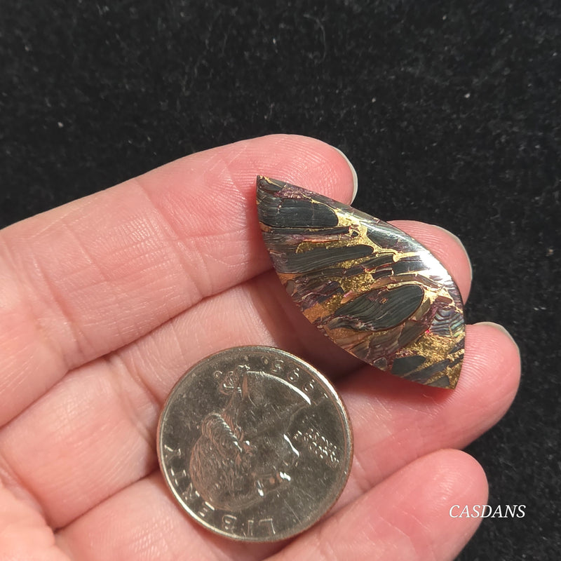 Dream Weaver Composite Cabochon (Contains Mother of Pearl and Abalone Shell)