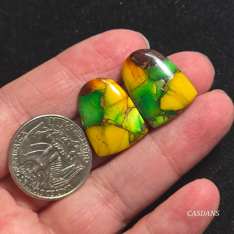 Sunflower Meadow Composite Cabochon