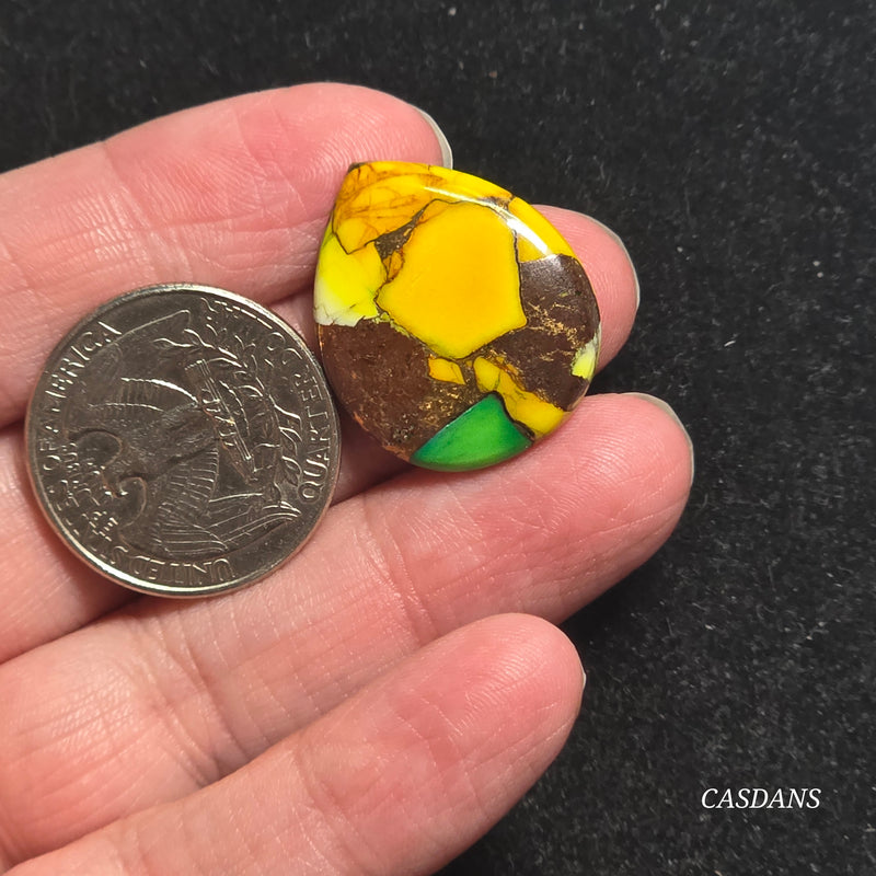 Sunflower Meadow Composite Cabochon