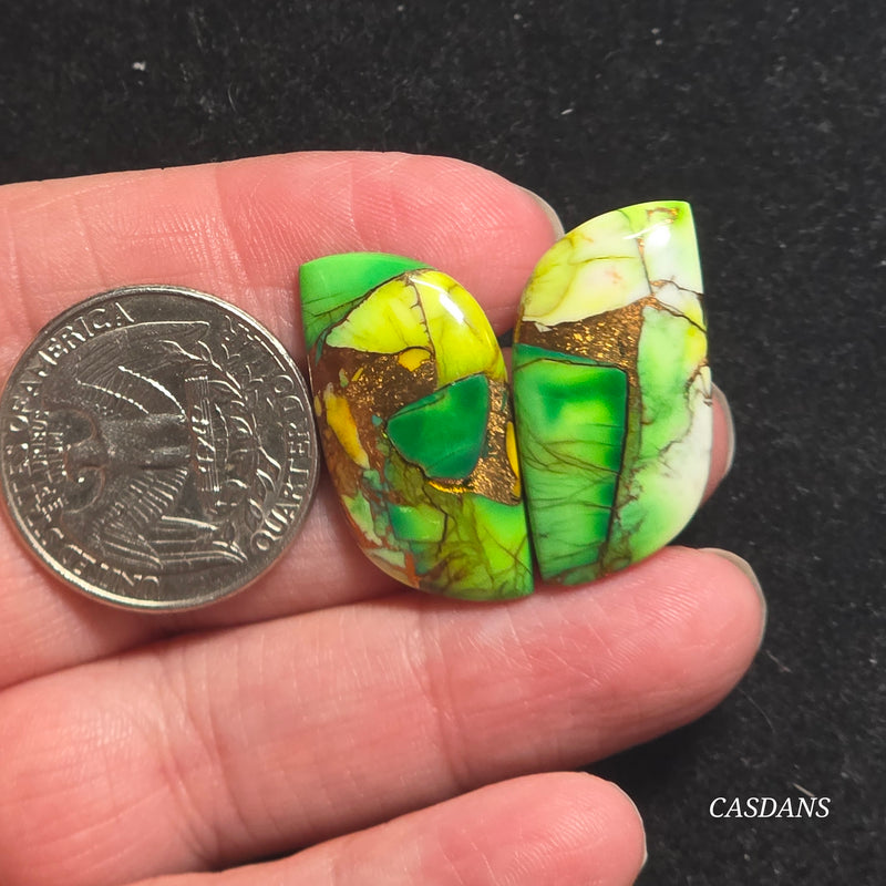 Sunflower Meadow Composite Cabochon