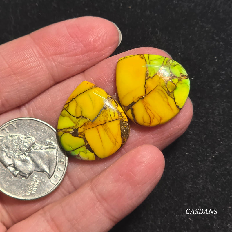 Sunflower Meadow Composite Cabochon