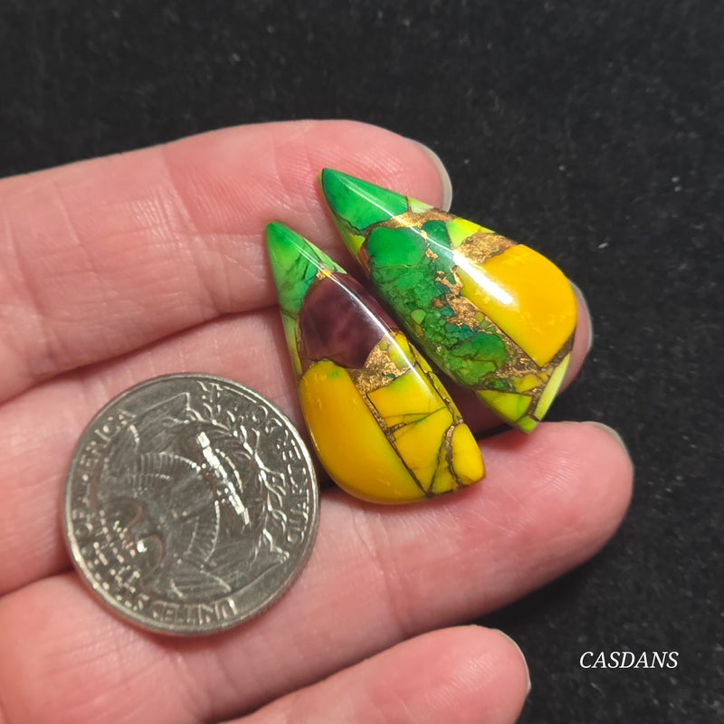 Sunflower Meadow Composite Cabochon
