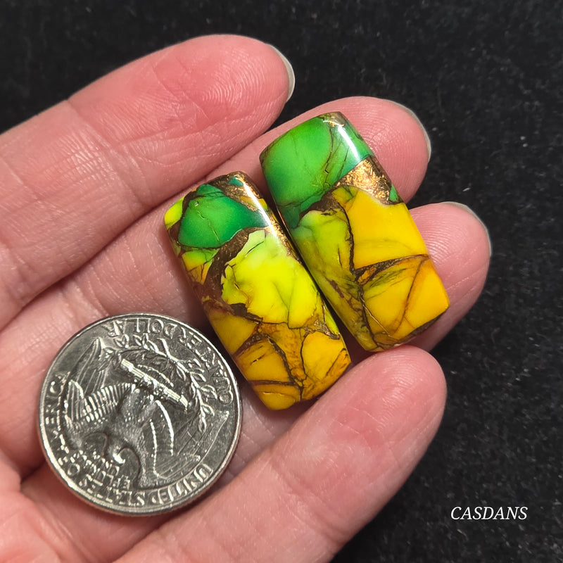 Sunflower Meadow Composite Cabochon