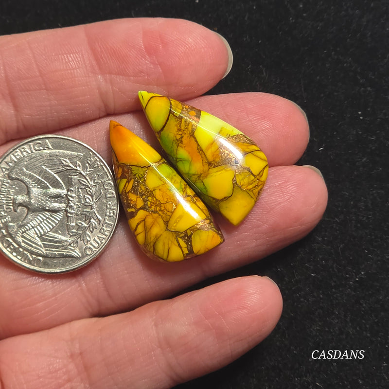 Sunflower Meadow Composite Cabochon
