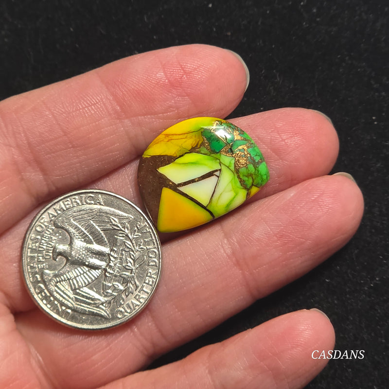 Sunflower Meadow Composite Cabochon