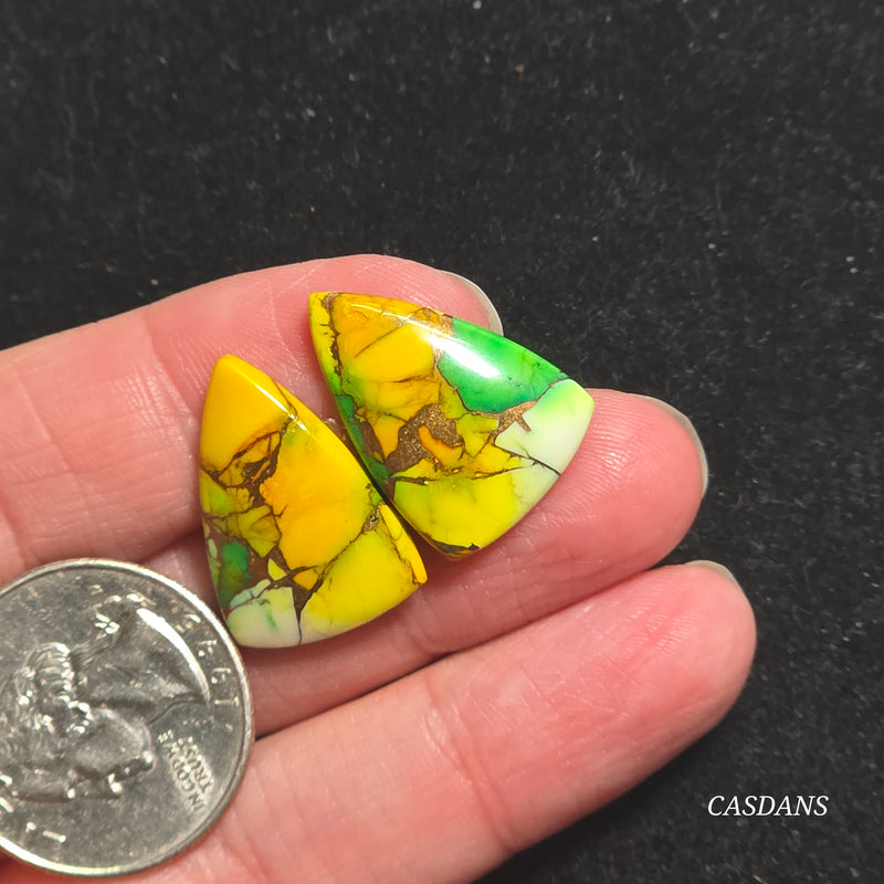 Sunflower Meadow Composite Cabochon
