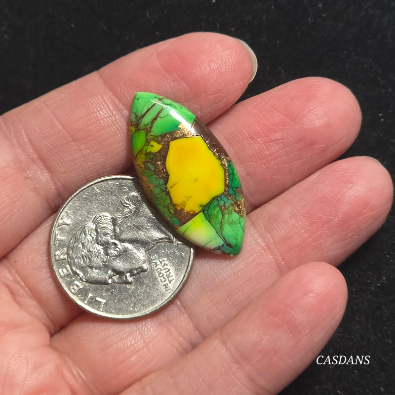 Sunflower Meadow Composite Cabochon
