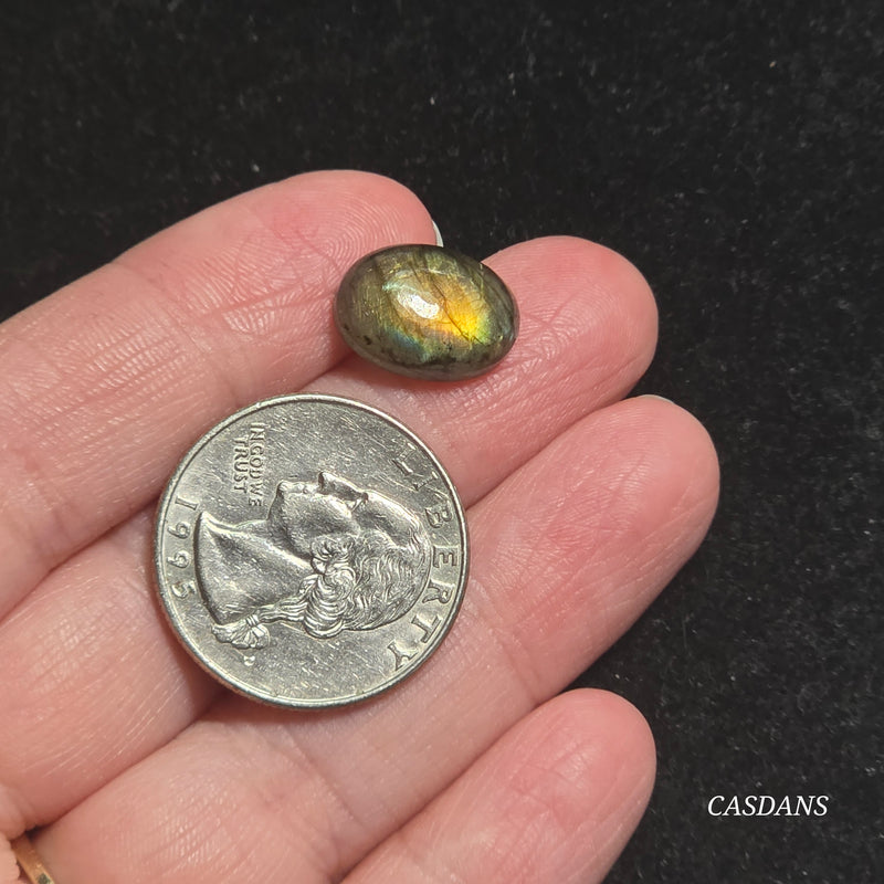 Labradorite 10x14mm Oval Cabochon