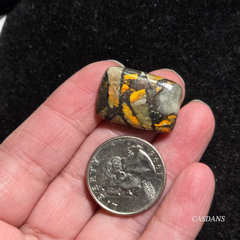 Bumblebee Jasper Copper Composite Cabochon