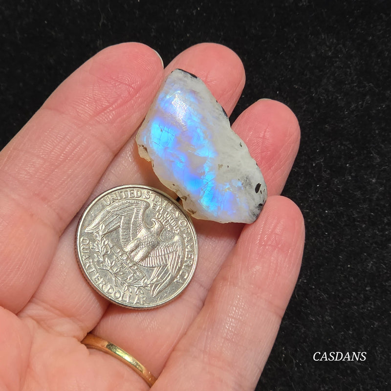 Rainbow Moonstone Slice