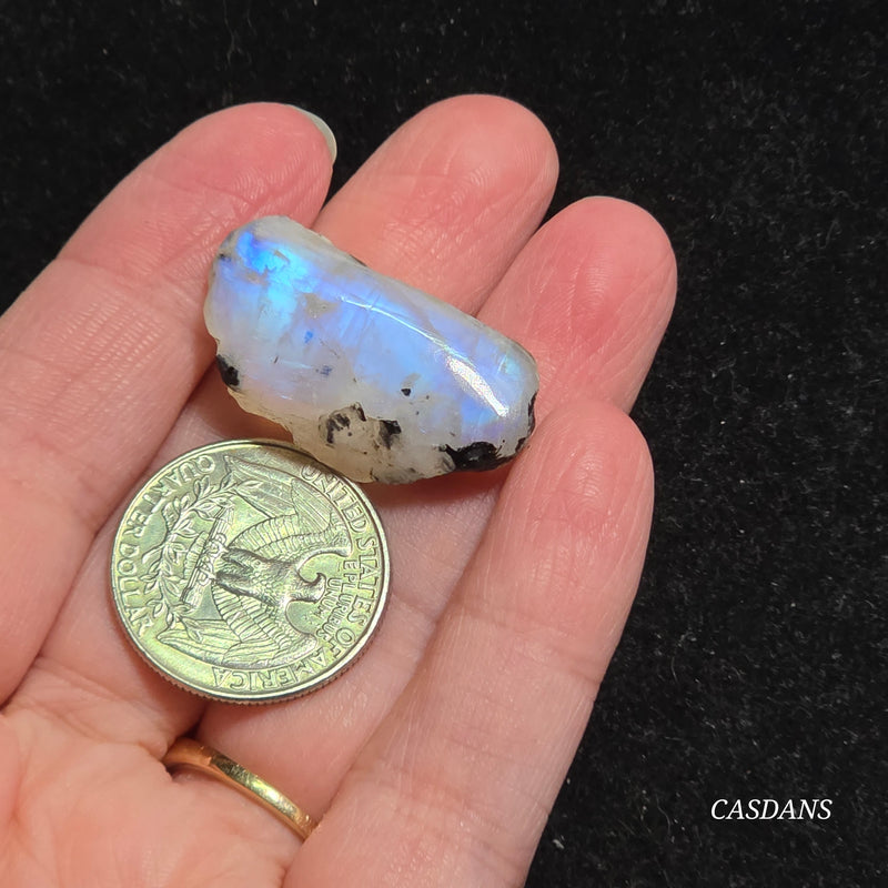 Rainbow Moonstone Slice