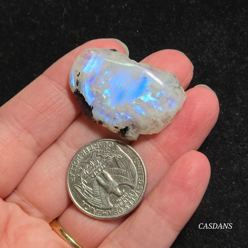 Rainbow Moonstone Slice