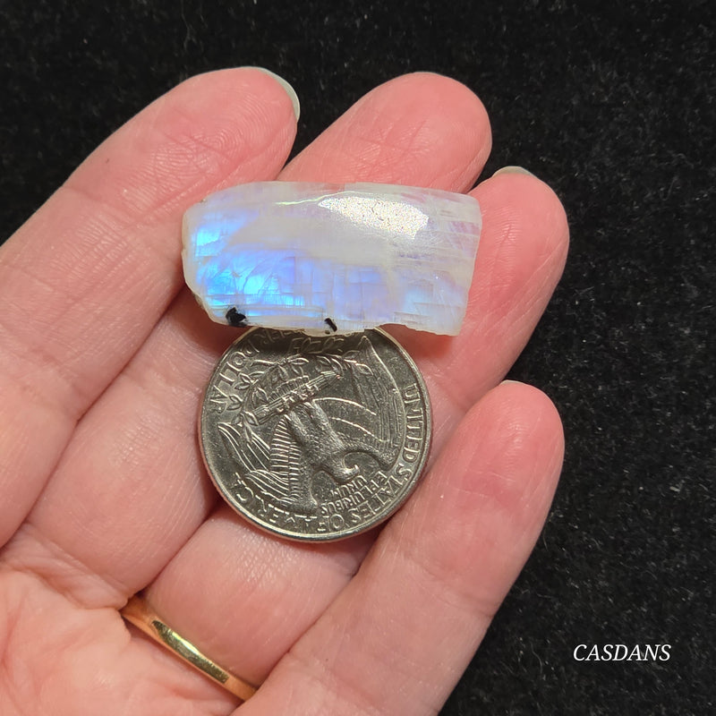 Rainbow Moonstone Slice