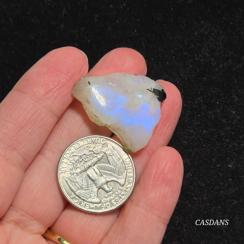 Rainbow Moonstone Slice