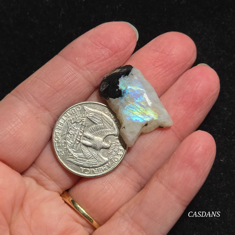 Rainbow Moonstone Slice