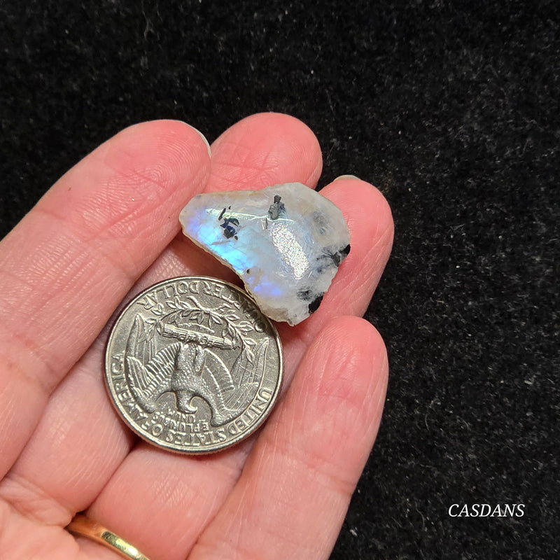Rainbow Moonstone Slice