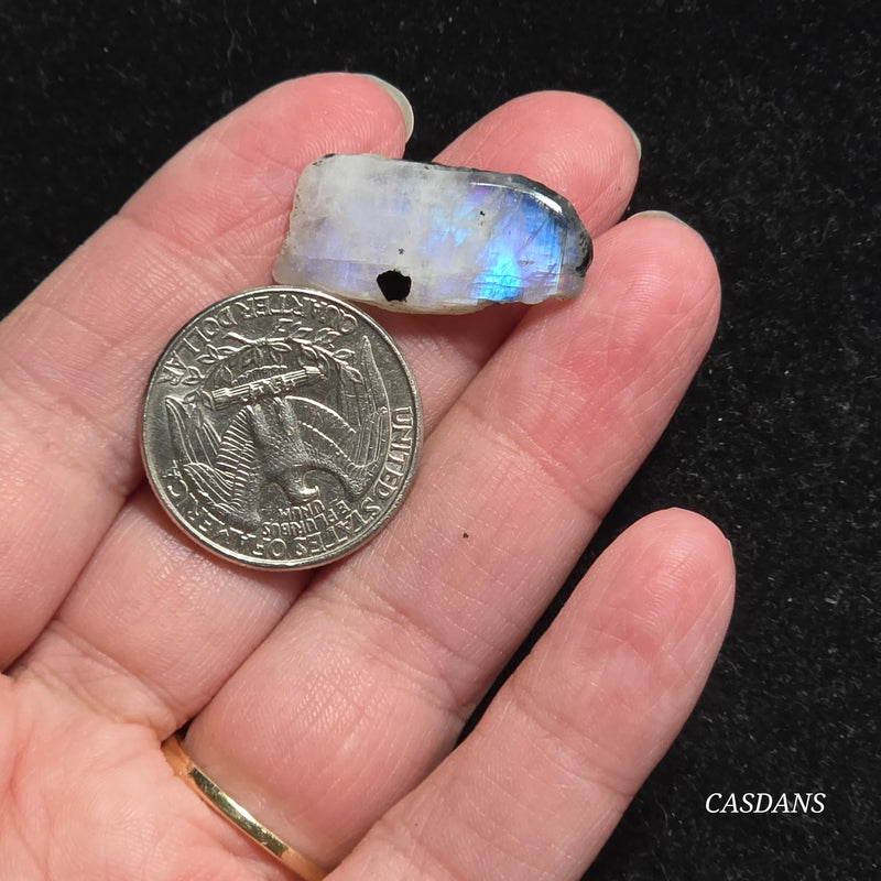 Rainbow Moonstone Slice