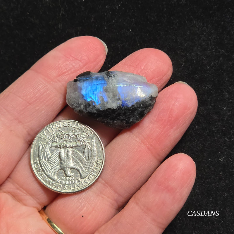 Rainbow Moonstone Slice
