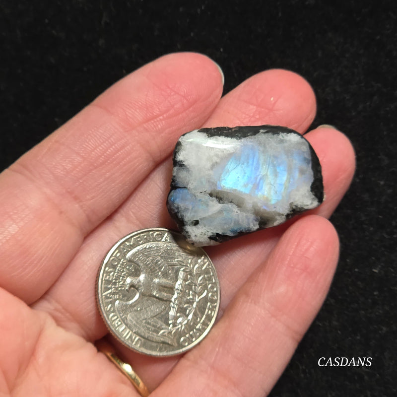 Rainbow Moonstone Slice