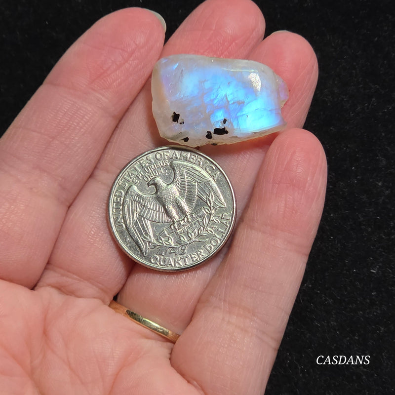 Rainbow Moonstone Slice