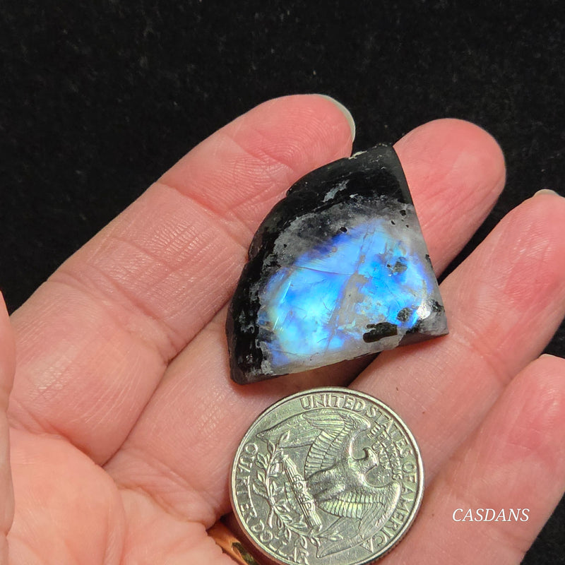 Rainbow Moonstone Slice