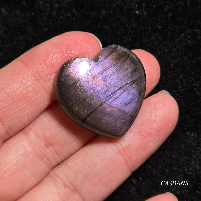 Labradorite Heart Cabochon