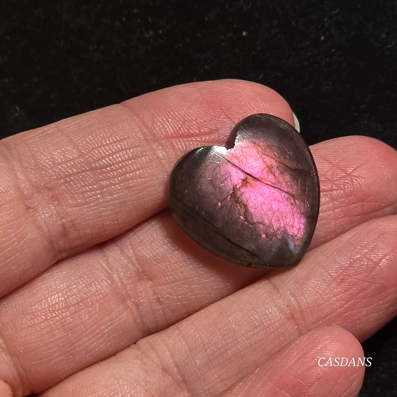 Labradorite Heart Cabochon