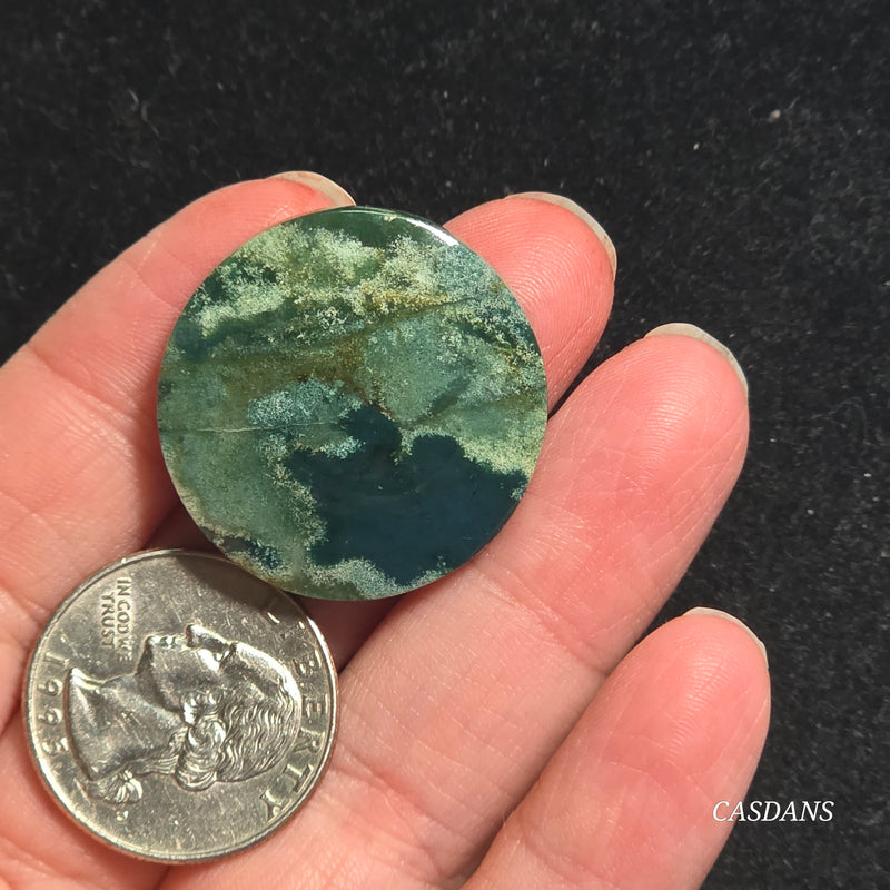 Green Jasper Cabochon