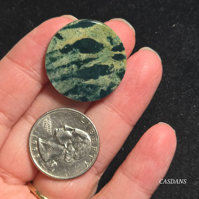 Green Jasper Cabochon