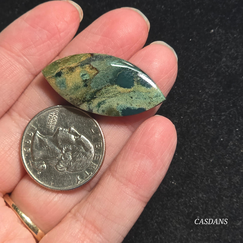 Green Jasper Cabochon