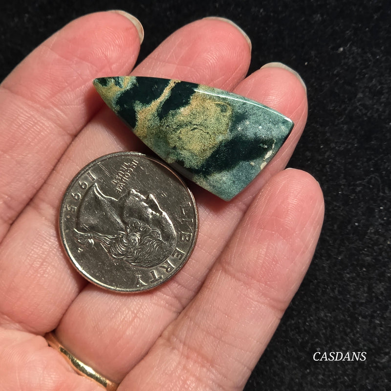 Green Jasper Cabochon