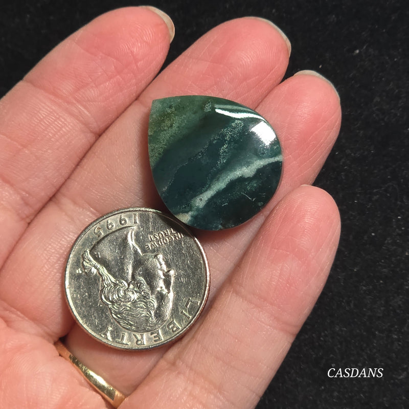 Green Jasper Cabochon