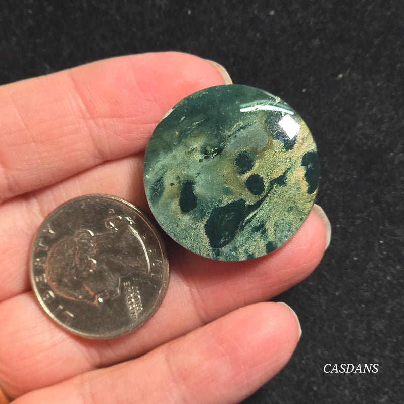 Green Jasper Cabochon