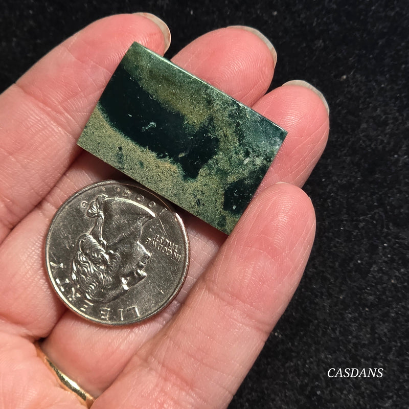 Green Jasper Cabochon