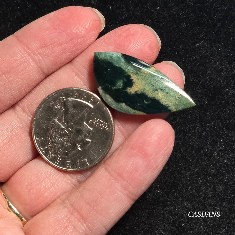 Green Jasper Cabochon