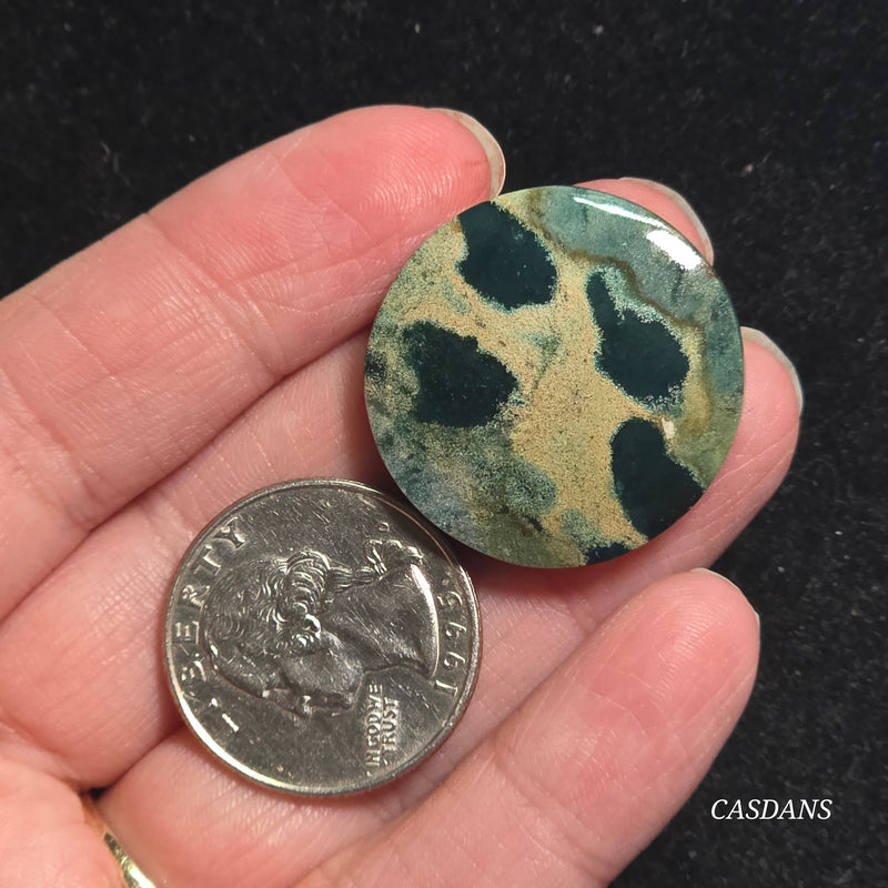 Green Jasper Cabochon