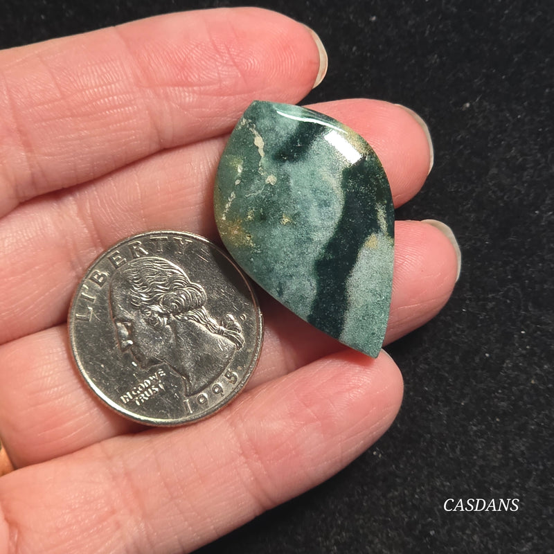 Green Jasper Cabochon