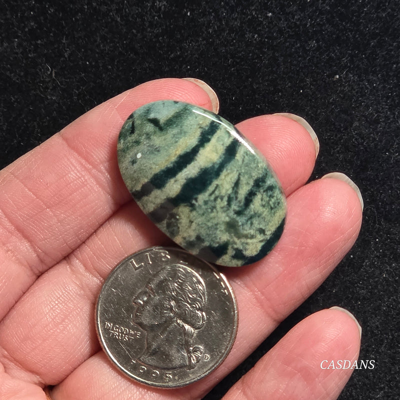 Green Jasper Cabochon