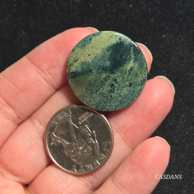Green Jasper Cabochon
