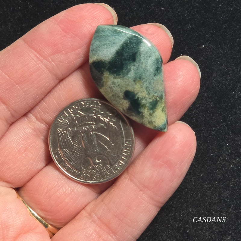 Green Jasper Cabochon