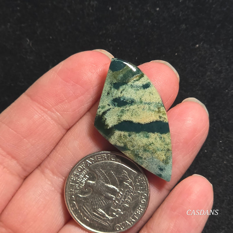 Green Jasper Cabochon