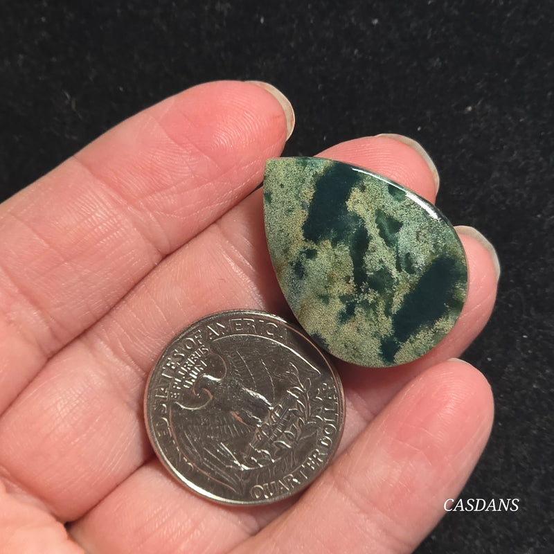 Green Jasper Cabochon