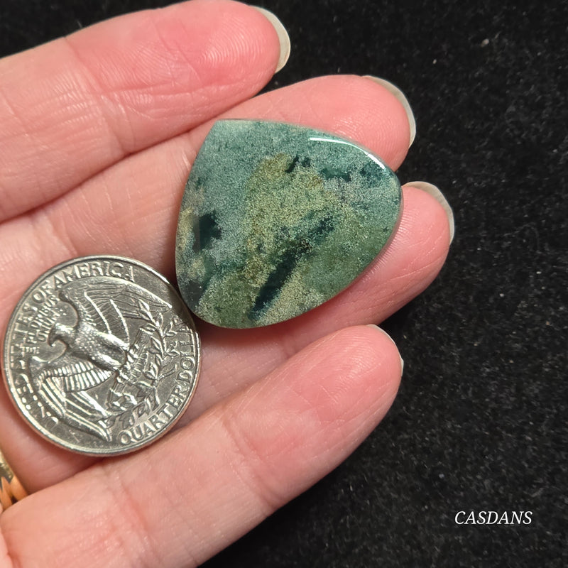 Green Jasper Cabochon
