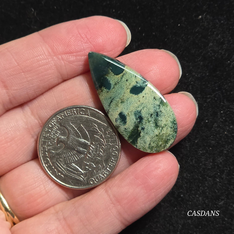 Green Jasper Cabochon