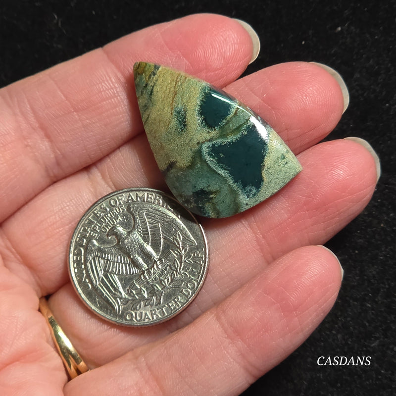 Green Jasper Cabochon