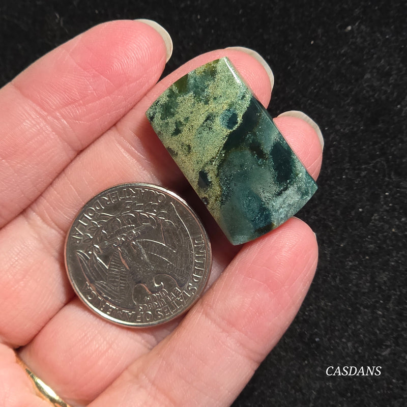 Green Jasper Cabochon