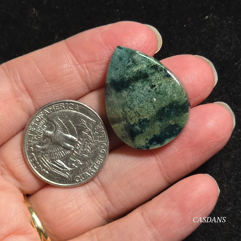 Green Jasper Cabochon