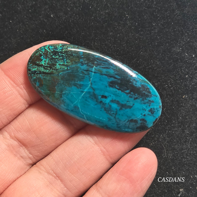 Shattuckite Cabochon *IMPERFECT*