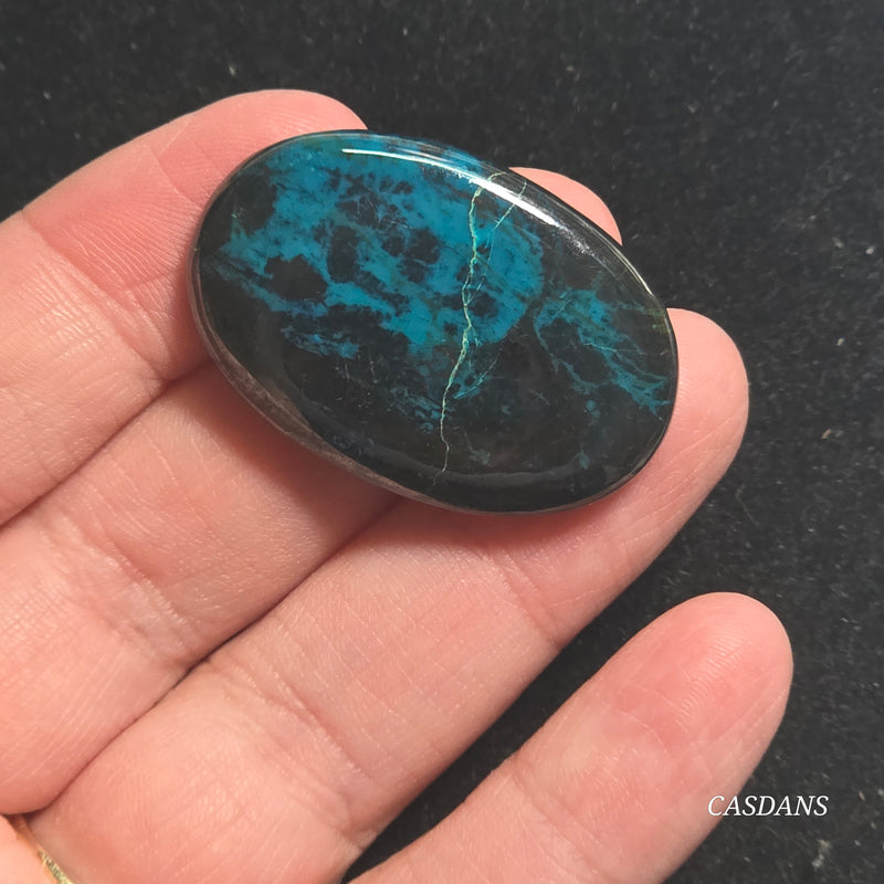 Shattuckite Cabochon *IMPERFECT*